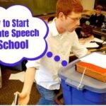 How to Start a Debate Speech in School
